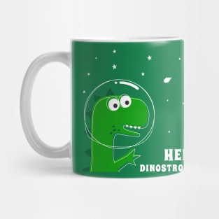 Cute Astronaut dinosaur. Mug